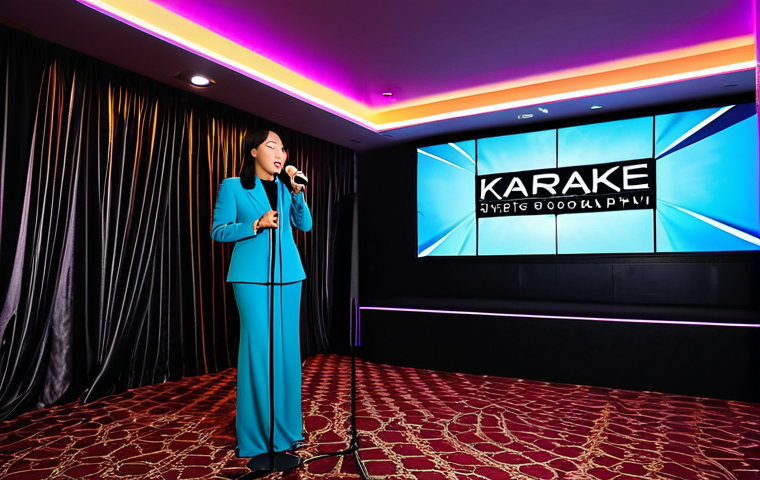 미국 유명 노래방 체인점 - American Karaoke - "Sang Chảnh" Vibe**

"A brightly lit, spacious karaoke room in Los Angeles, Calif...