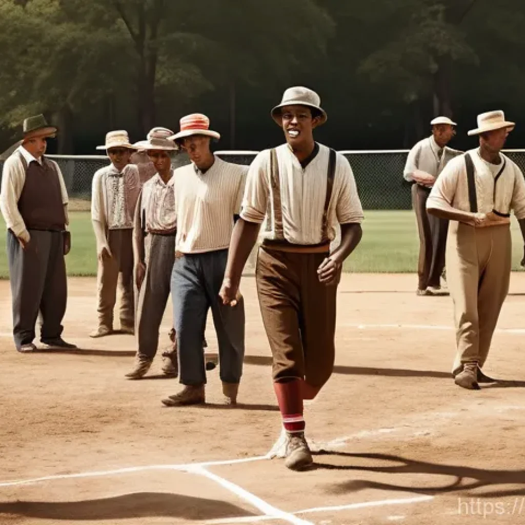 미국 메이저리그 역사 - **Prompt 1: "The Rustic Beginnings of American Baseball"**
    "A vibrant, sepia-toned illustration ...